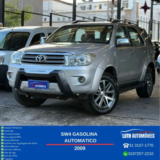 Carro Toyota Hilux SW4 2009 SR 4x2 2.7 VVT-i
