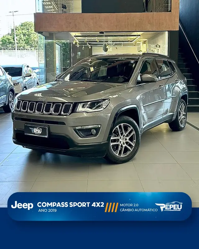 Carro Jeep Compass 2019 2.0 Sport 4x2 (Aut) (Flex)