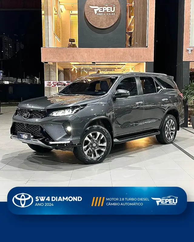 Carro Toyota SW4 2024 Diamond  2.8 Turbodiesel 4x4 (Aut.)