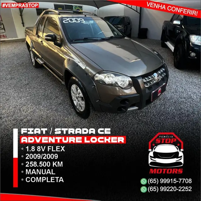 Carro Fiat Strada 2009 Adventure 1.8 8V (Flex) (Cabine Dupla)