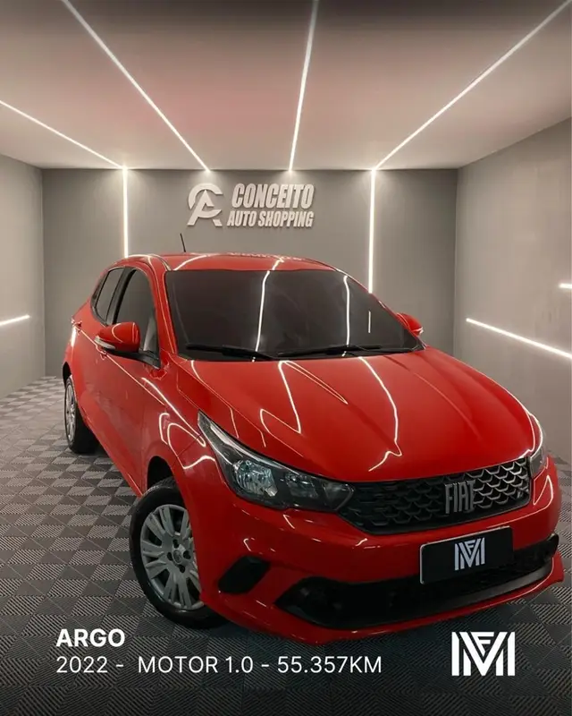 Carro Fiat Argo 2022 1.0