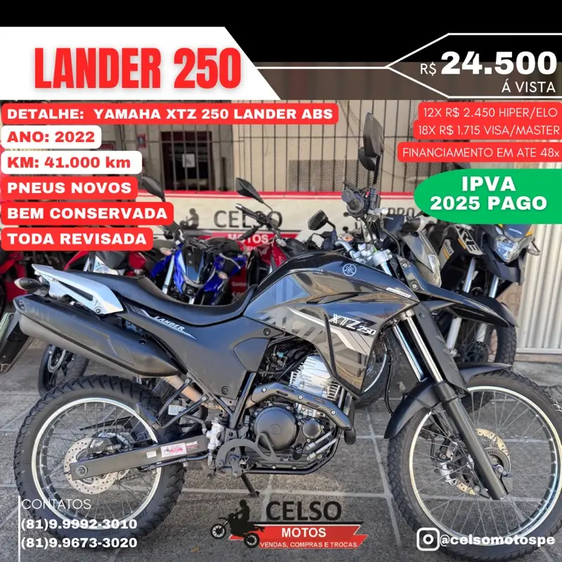 Yamaha XTZ 250 Lander Blueflex/ABS