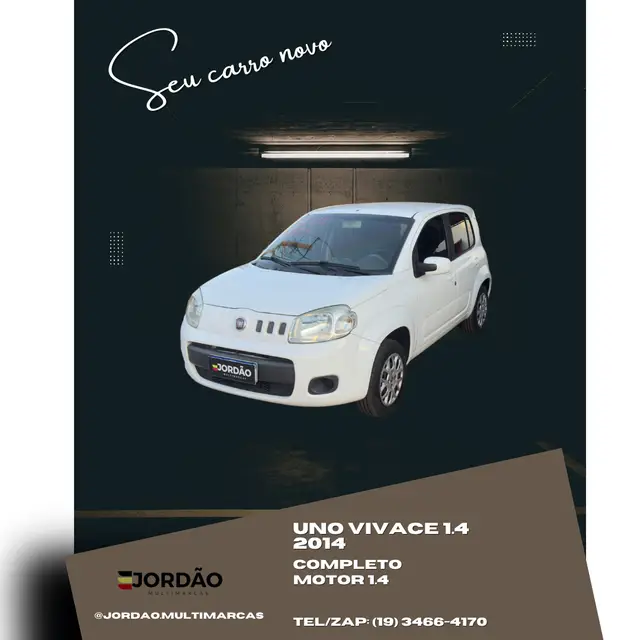 Carro Fiat Uno 2014 ECONOMY Celeb. 1.4 EVO F. Flex 8V 4p