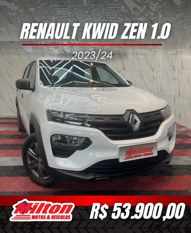 Carro Renault Kwid 2024 Zen 1.0 12v SCe (Flex)