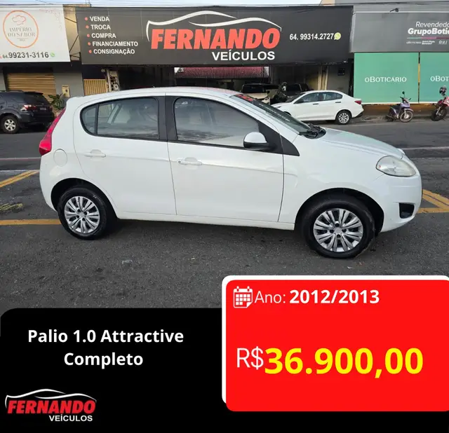 Carro Fiat Palio 2013 Attractive 1.0 Evo (Flex)