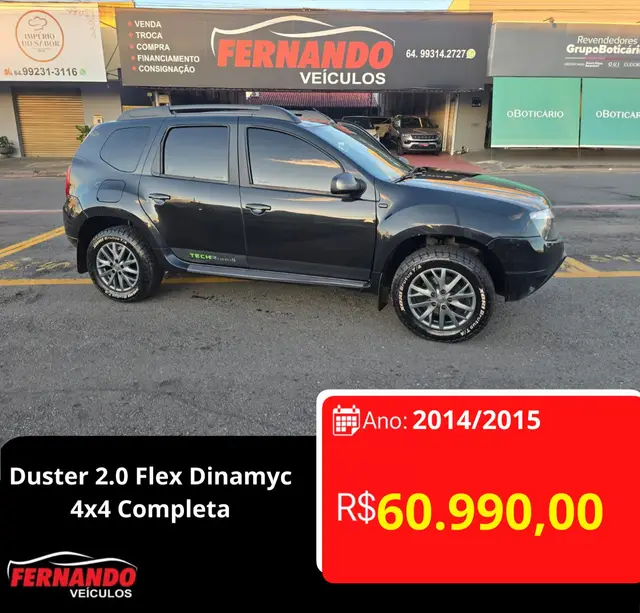 Carro Renault Duster 2015 2.0 16V Dynamique 4wd (Flex)