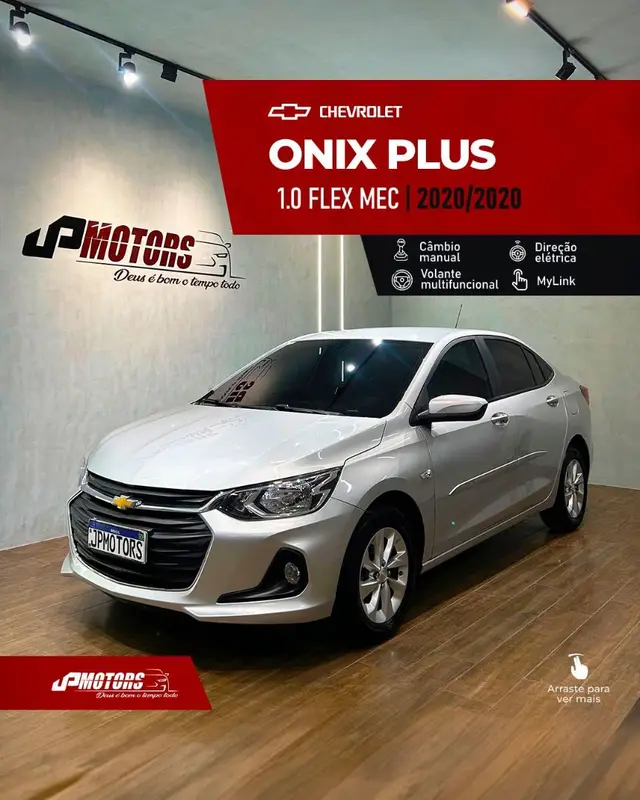 Carro Chevrolet Onix Plus 2020 1.0 LT Turbo (Flex)