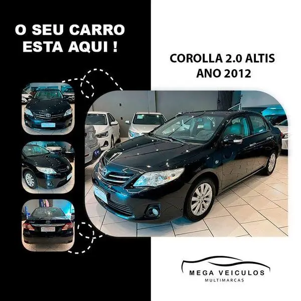 Carro Toyota Corolla 2012 2.0 Altis Multi-Drive S (Flex)
