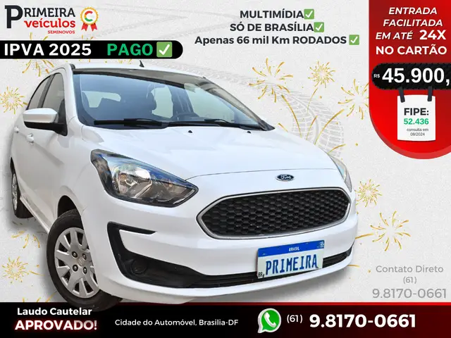 Carro Ford Ka 2021 1.0 SE (Flex)