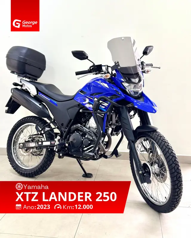Carro Yamaha XTZ 250 Lander 2023 ABS