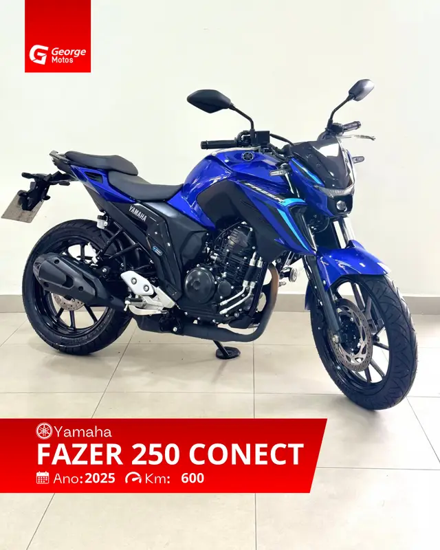 Carro Yamaha Fazer FZ25 2025 Connected