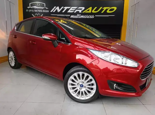 Carro Ford Fiesta Hatch 2014 Titanium Powershift 1.6 (Flex)