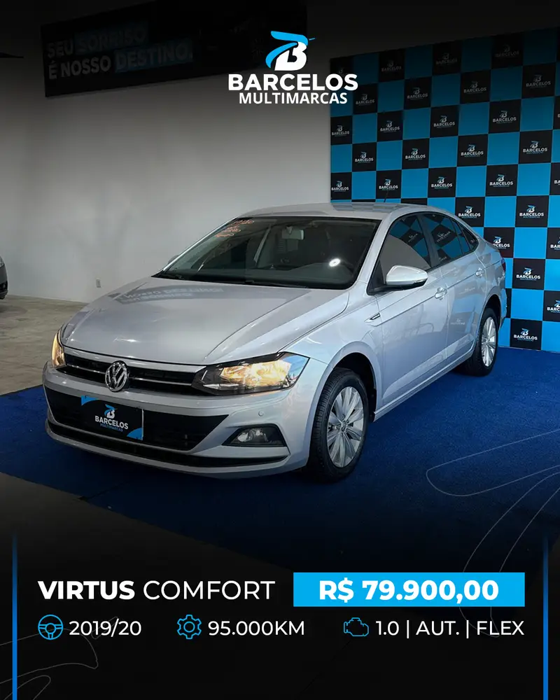 Volkswagen Virtus 1.0 200 TSI Comfortline (Flex) (Aut)