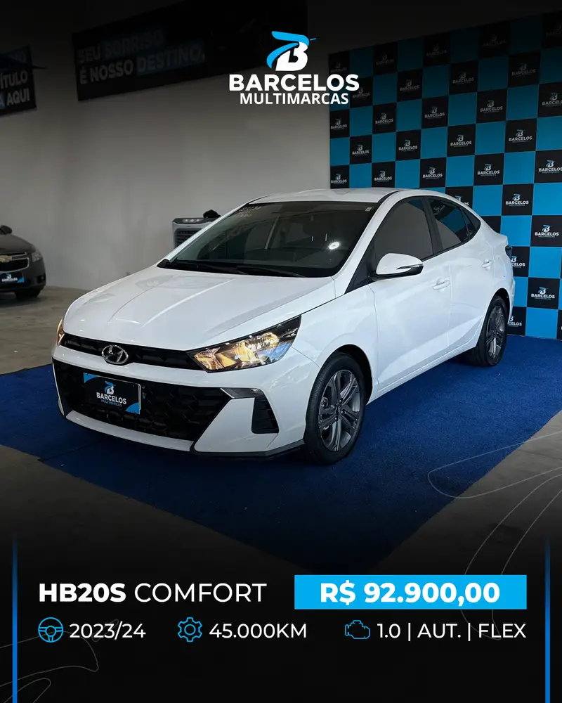 Hyundai HB20S Comfort 1.0 (Flex) (Aut.)
