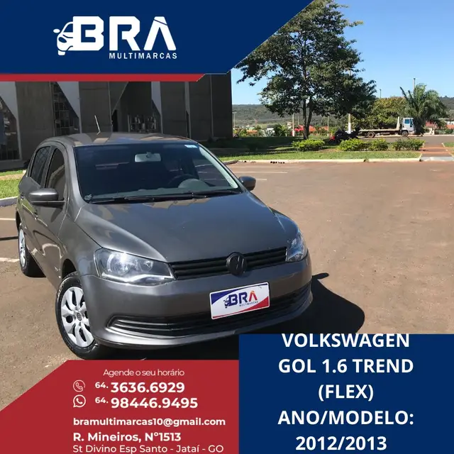Carro Volkswagen Gol 2013 1.6 VHT City (Flex) 4p