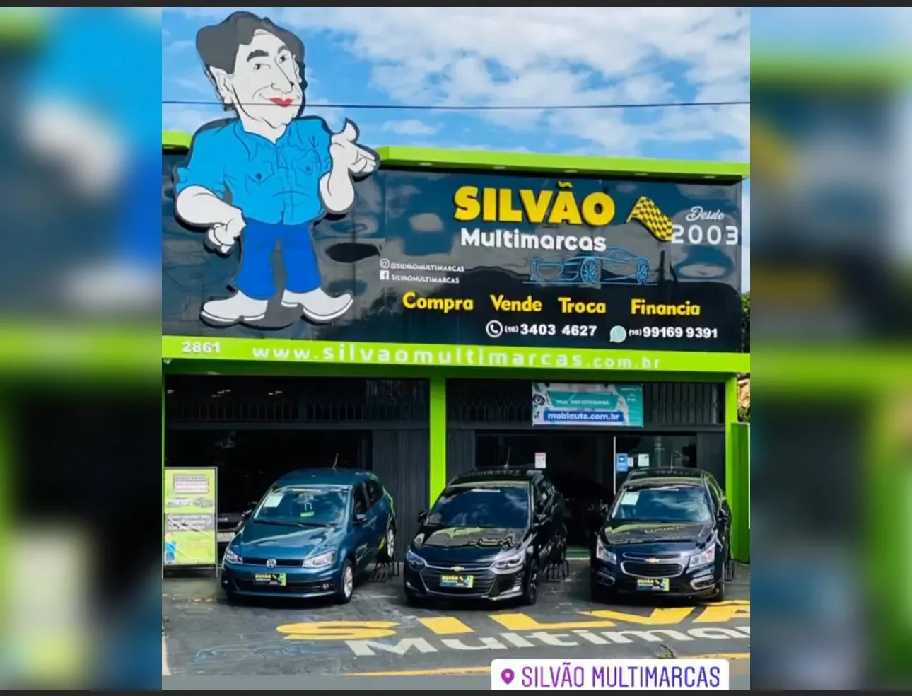 Fachada da loja SILVAO MULTIMARCAS - Franca - SP