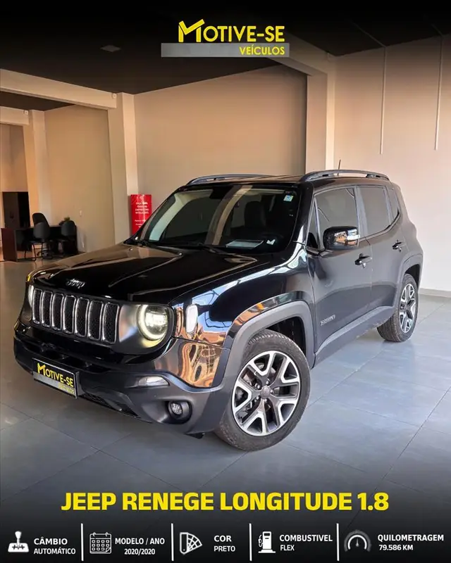 Carro Jeep Renegade 2020 Longitude 1.8 4x2 (Aut) (Flex)