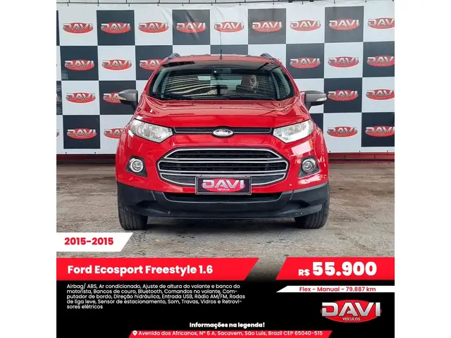 Carro Ford EcoSport 2015 Ecosport Freestyle 1.6 16V (Flex)