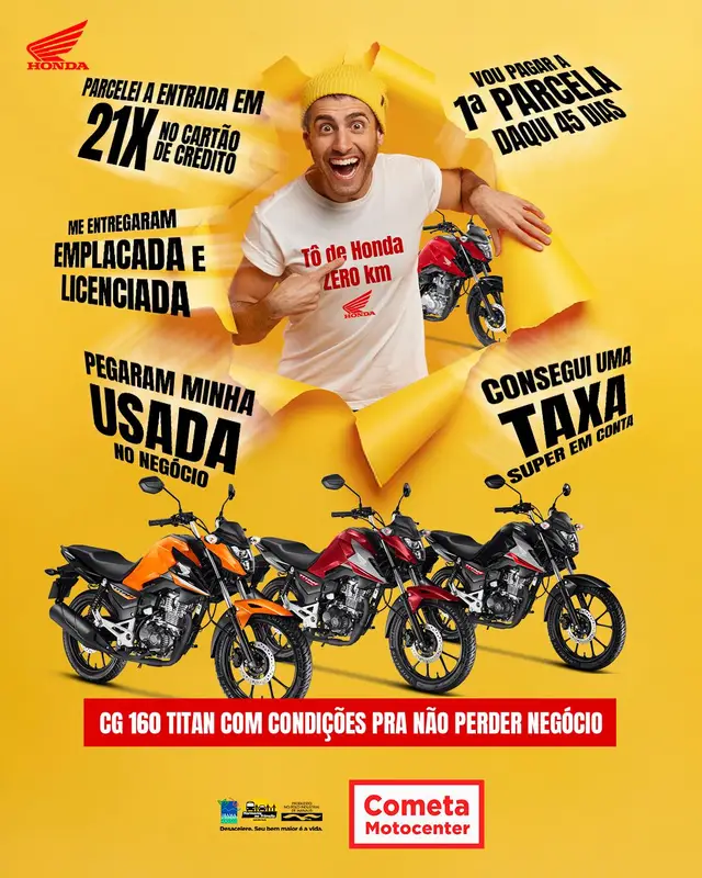 Moto Honda CG 160 2025 Titan