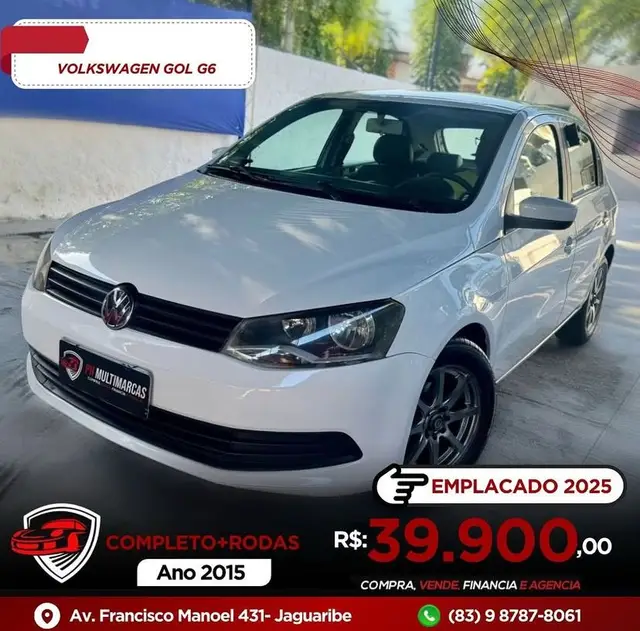 Carro Volkswagen Gol 2015 1.0 TEC Trendline (Flex) 2p