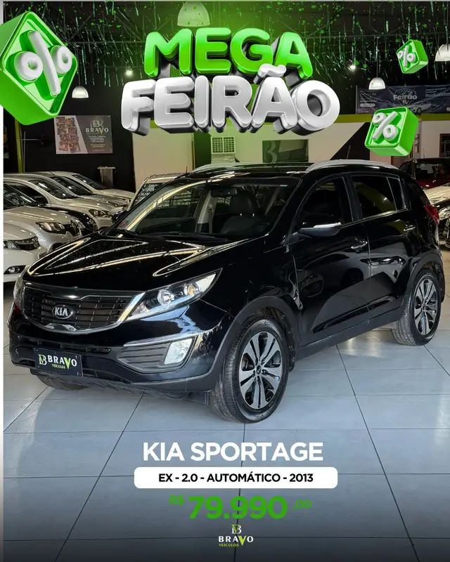 Carro Kia Sportage 2013 EX 2.0 4X2 (Aut)  (Flex) P588