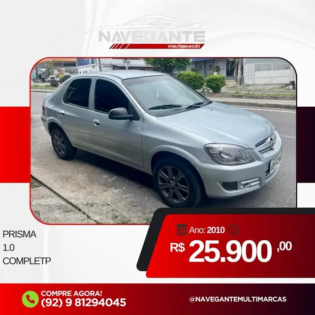 Carro Chevrolet Prisma 2010 Maxx 1.0 (Flex)