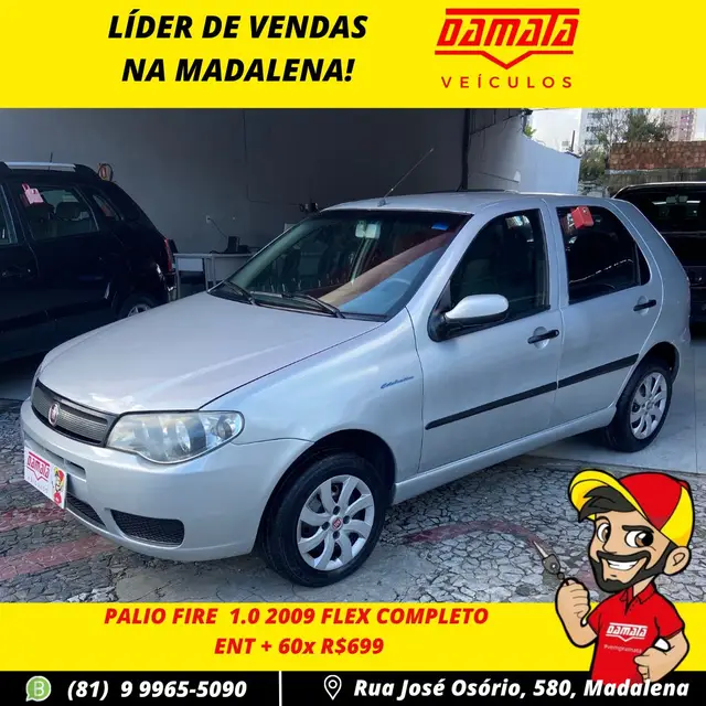 Carro Fiat Palio 2009 Trofeo 1.0 Fire/ Fire Flex 2p