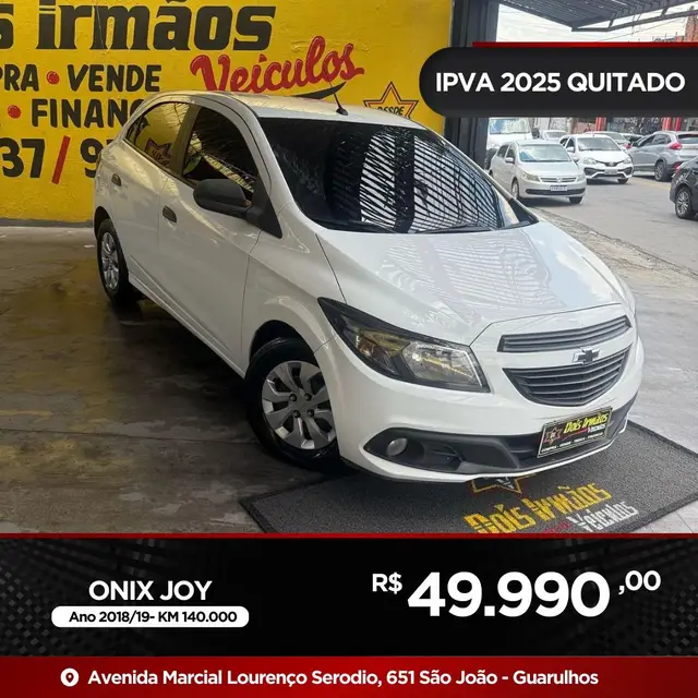 Carro Chevrolet Onix 2019 1.0 Joy SPE/4