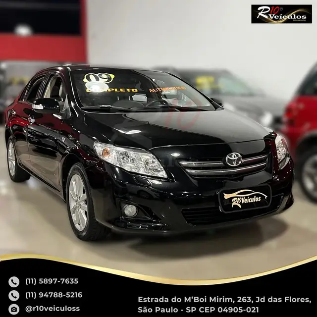 Carro Toyota Corolla 2009 Sedan SEG 1.8 16V (flex) (aut)