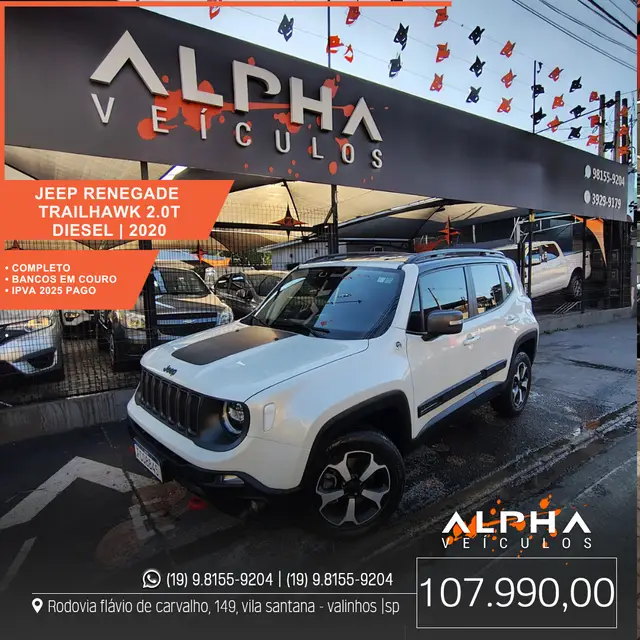 Carro Jeep Renegade 2020 Trailhawk 2.0 TDI 4x4 (Aut)