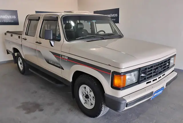 Carro Chevrolet D20 1986 Pick Up Custom S Turbo 4.0 (Cab Dupla)