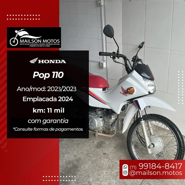 Carro Honda Pop 110i 2023 110i