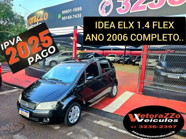 Carro Fiat Idea 2006 ELX 1.4 (Flex)