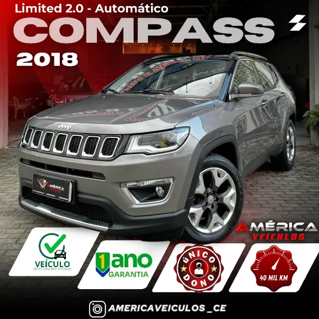Carro Jeep Compass 2018 2.0 Limited High Tech (Aut) (Flex)