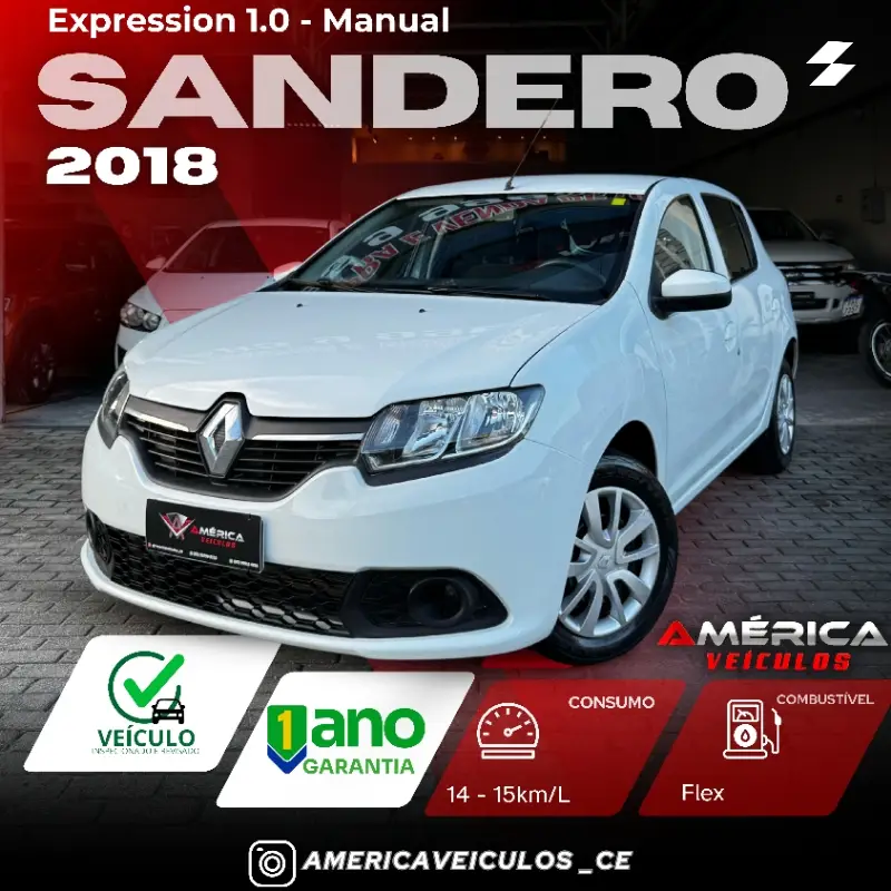 Renault Sandero Expression 1.0 12V SCe (Flex)