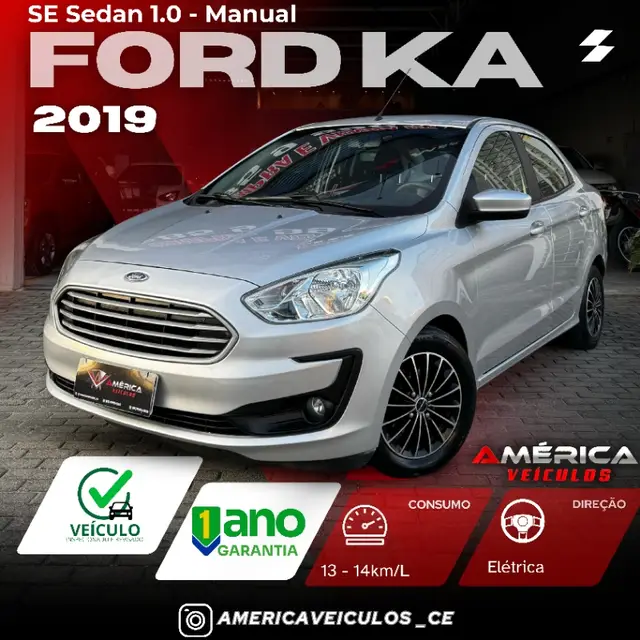 Carro Ford Ka Sedan 2019 SE 1.0 (Flex)