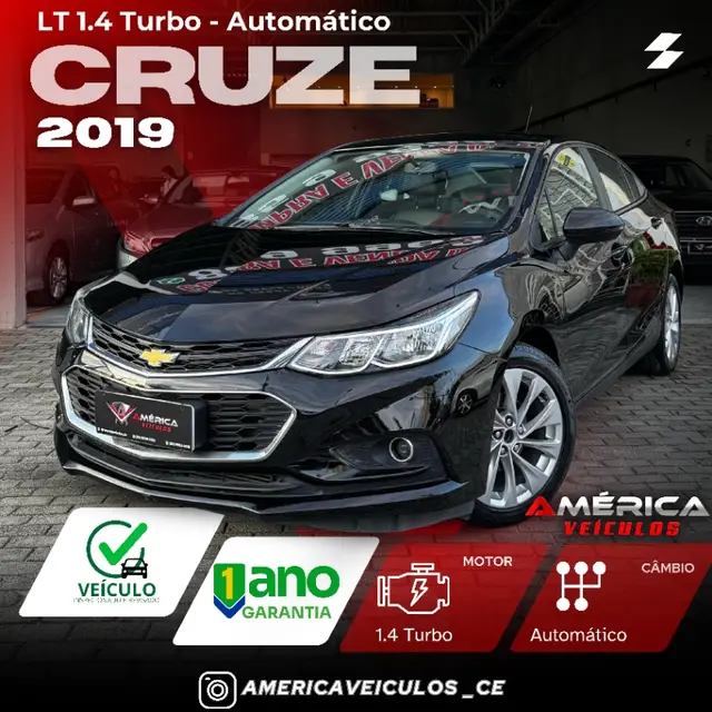 Carro Chevrolet Cruze 2019 LT 1.4 16V Ecotec (Aut) (Flex)