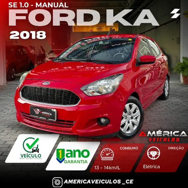 Carro Ford Ka 2018 1.0 SE (Flex)