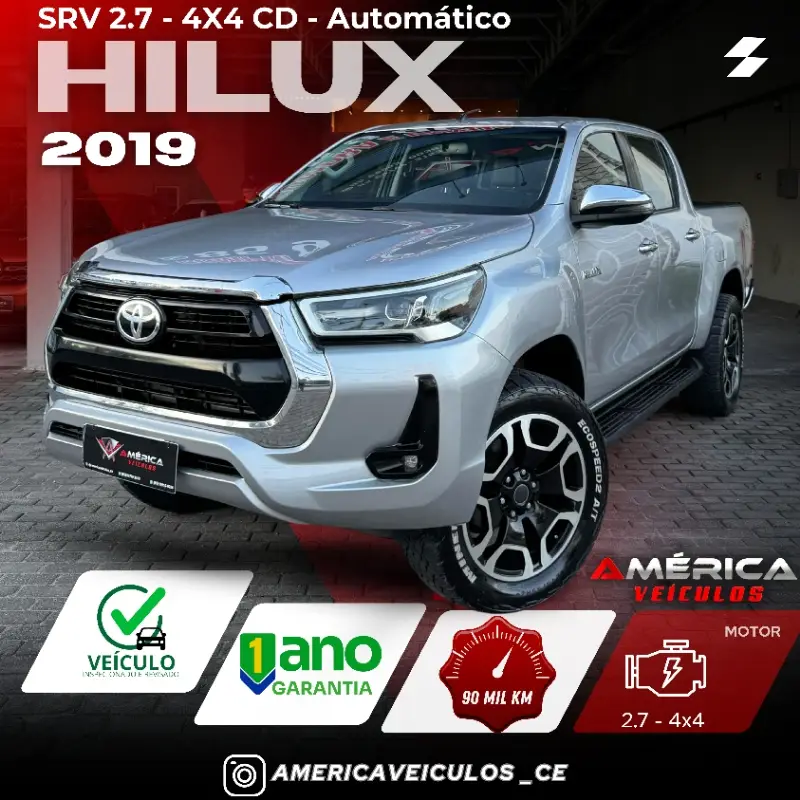Toyota Hilux Cabine Dupla Hilux 2.7 SRV CD 4x4 (Flex) (Aut)