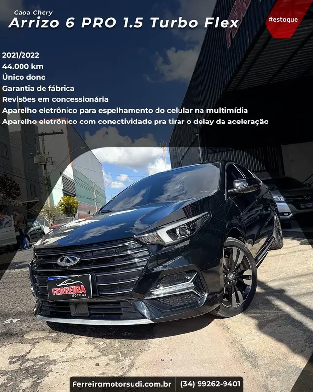Carro CAOA Chery Arrizo 6 Pro 2022 Pro 1.5 Turbo (Aut)