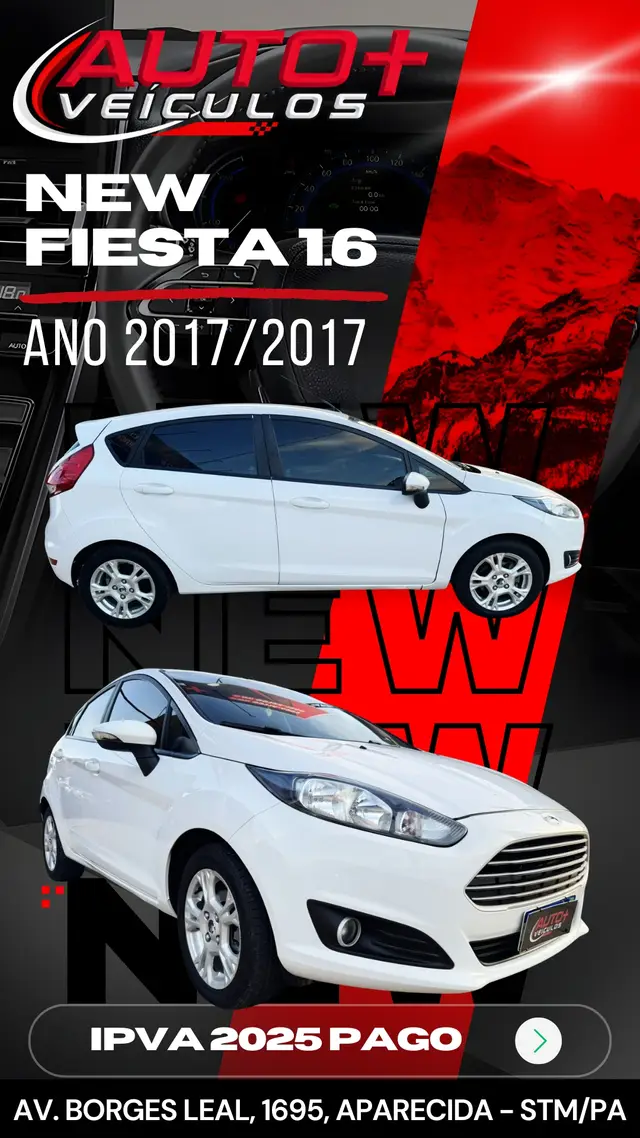Carro Ford New Fiesta Sedan 2017 1.6 SEL (Aut) (Flex)
