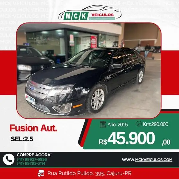 Carro Ford Fusion 2012 2.5 16V Hybrid (Aut)