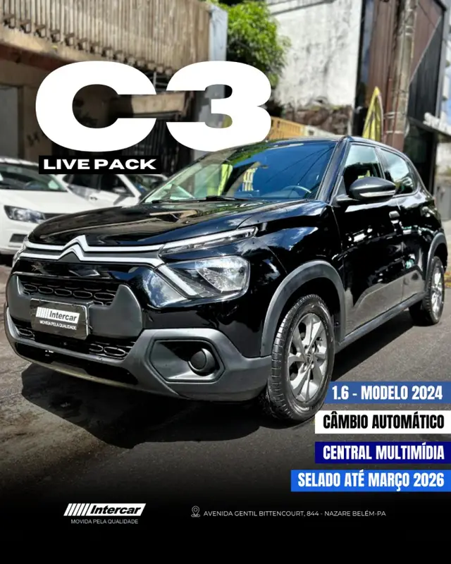 Carro Citroën C3 Picasso 2024 Live Pack 1.6 Flex 16V 5p Aut.