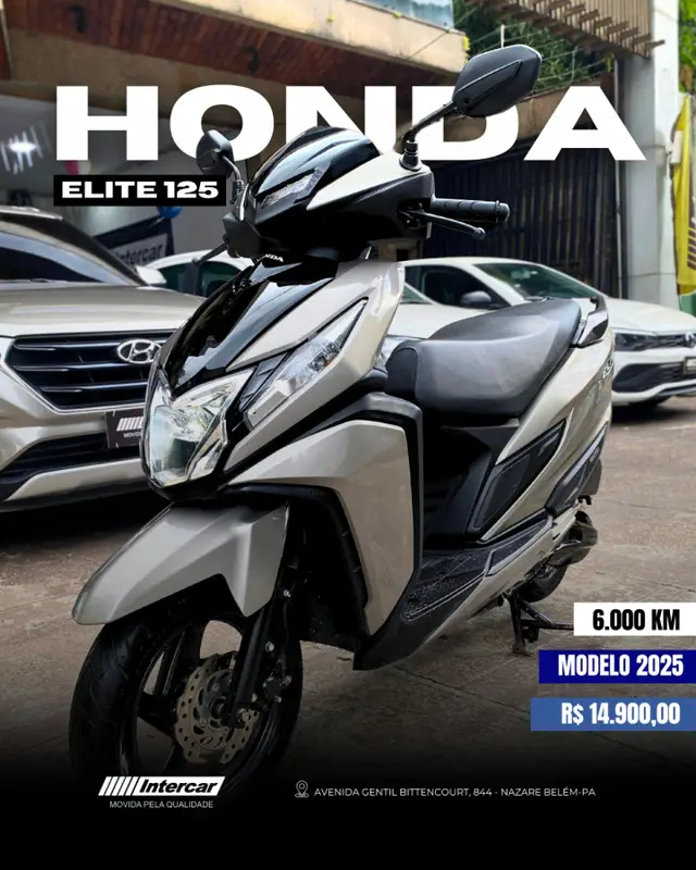 Moto Honda Elite 125 2025 CBS