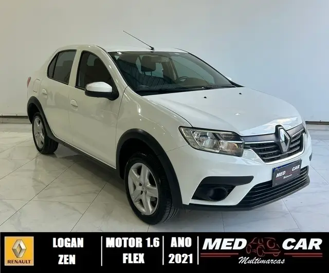 Carro Renault Logan 2021 Zen 1.6 16V SCe (Flex) CVT