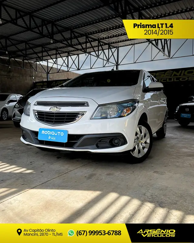 Carro Chevrolet Prisma 2015 1.4 LT SPE/4 (Aut)