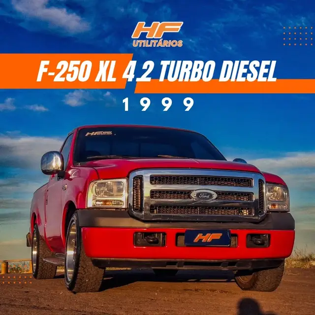 Carro Ford F-250 1999 F250 XL 4.2 Turbo (Cab Simples)