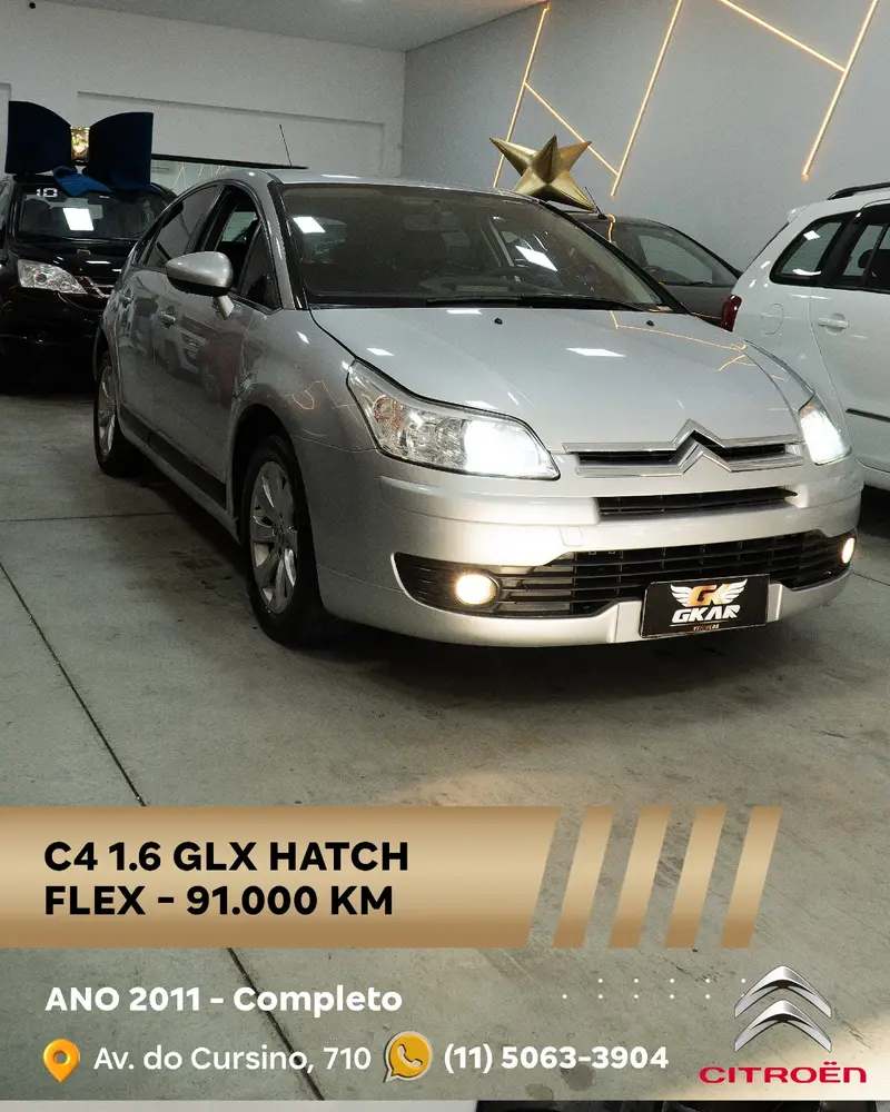 Citroën C4 GLX 1.6 (flex)