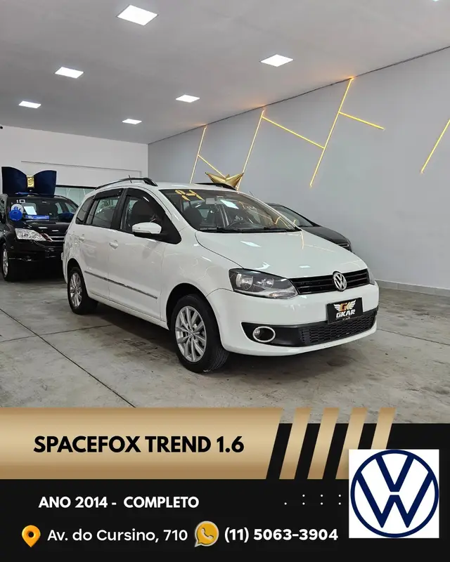 Carro Volkswagen SpaceFox 2014 1.6 8V Trend (Flex)