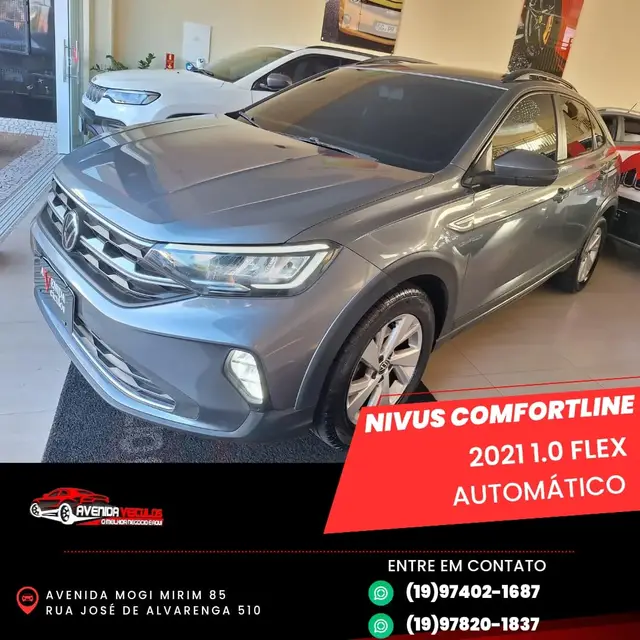 Carro Volkswagen Nivus 2021 Comfortline 1.0 Turbo (Aut) (Flex)